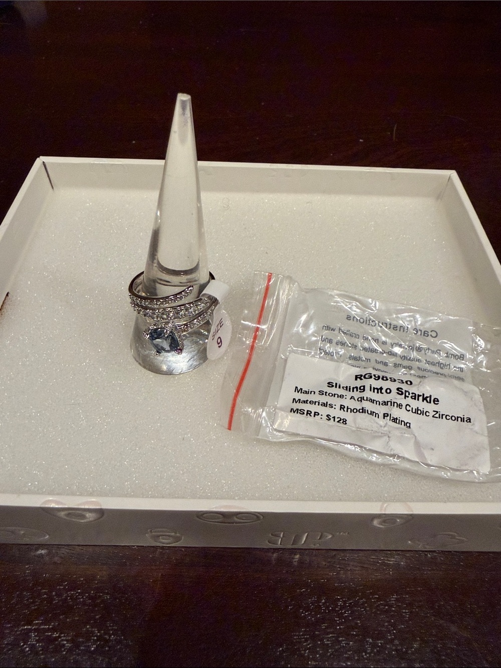 Aquamarine and Rhodium: Sliding into Sparkle